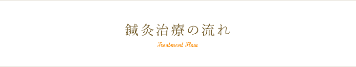 鍼灸治療の流れ